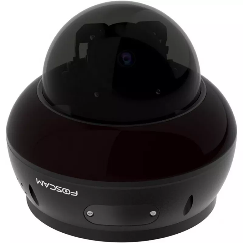 Foscam D8ET IP Surveillance Camera Black 8MP (3840x2160), PoE, PT Function, AI-supported Detection, IK10 Vandal Protection