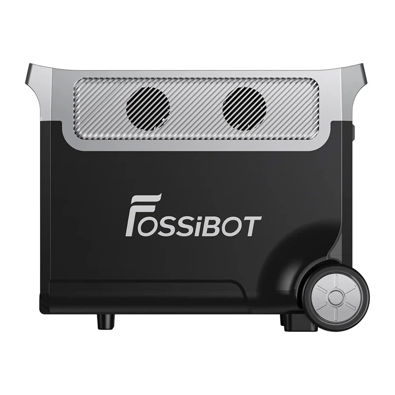 FOSSIBOT FB3840 3840Wh LiFePO4 Portable Power Station 2200W Pure Sine Wave AC Output, Solar Ready, Expandable Battery