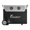 FOSSIBOT FB3840 3840Wh LiFePO4 Portable Power Station 2200W Pure Sine Wave AC Output, Solar Ready, Expandable Battery