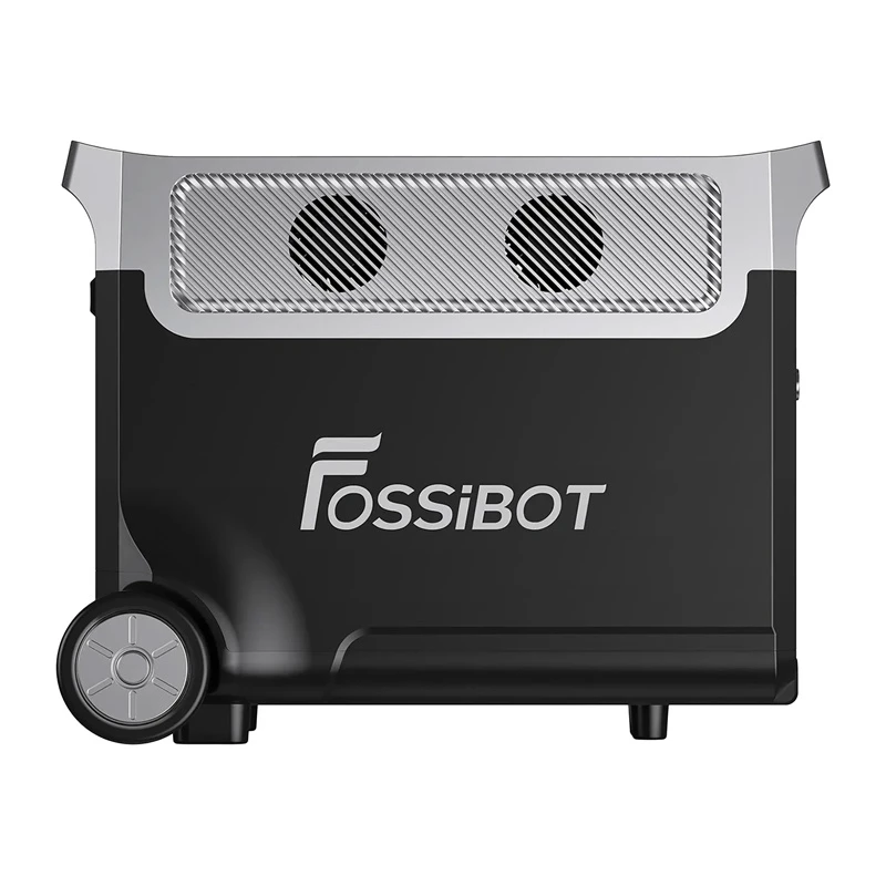 FOSSIBOT FB3840 3840Wh LiFePO4 Portable Power Station 2200W Pure Sine Wave AC Output, Solar Ready, Expandable Battery