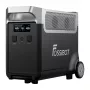 FOSSIBOT FB3840 3840Wh LiFePO4 Portable Power Station 2200W Pure Sine Wave AC Output, Solar Ready, Expandable Battery
