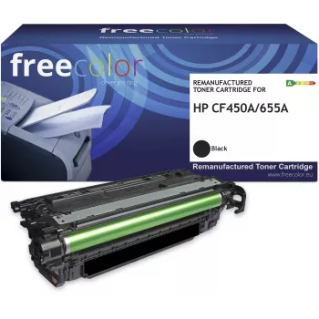 Freecolor M652K-FRC Toner Cartridge Black 12500 Pages Compatible HP CF450A
