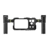 Freewell Genius Rig Phone Mount for iPhone 17 Pro Max - Black Aluminum Alloy Cage with Dual Handles