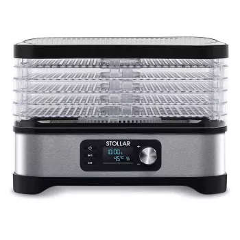 Fruit Dryer STOLLAR DHS600 600W 5 Trays Digital Food Dehydrator White/Grey
