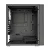 FSP CST130A Micro-ATX Gaming Chassis - Black, Tempered Glass, ARGB Fan
