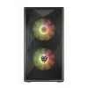 FSP CST130A Micro-ATX Gaming Chassis - Black, Tempered Glass, ARGB Fan