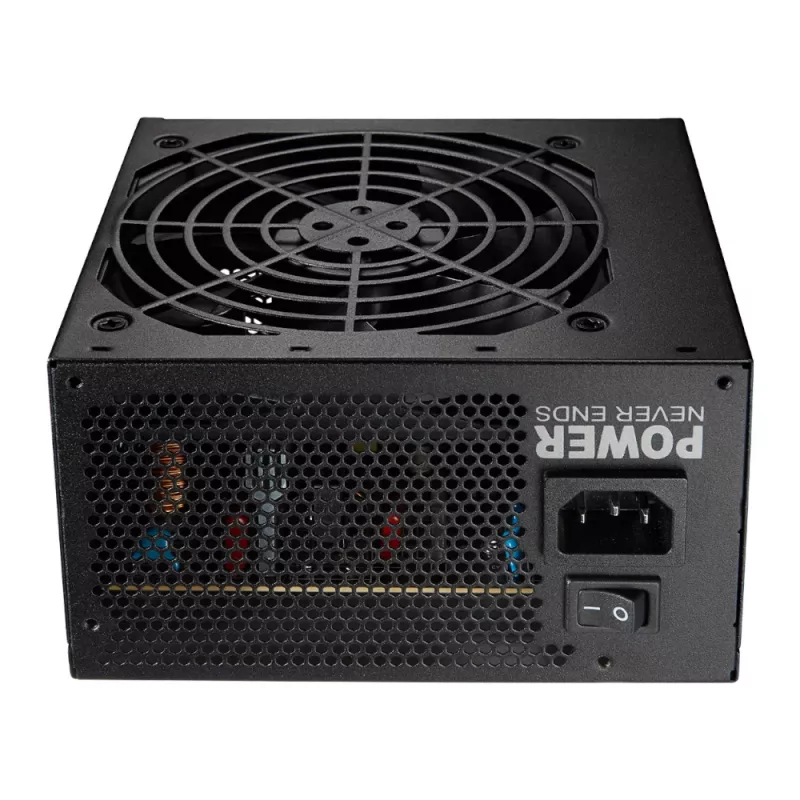 FSP HV Pro 650W Plus Non-Modular ATX Power Supply Unit - 80 PLUS Bronze, 650W, Black