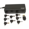 FSP NB 45W Universal Ultrabook Adapter - 19V 2.37A, 8 Tips, Black