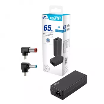 FSP PRO 65W Universal Laptop Adapter for HP – Black