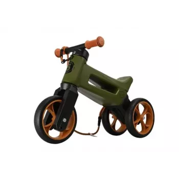 FUNNY WHEELS Rider Super 2-in-1 Balance Bike / Tricycle, Khaki