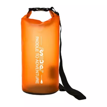 FunWater 10L Waterproof Dry Bag – Roll-Top PVC Storage Sack with Shoulder Strap for Kayaking, Boating, Camping, and Travel