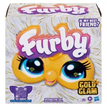 Furby Gold Glam Interactive Plush Toy