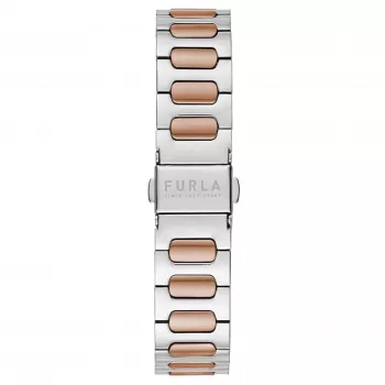FURLA Arco Chain Women's Quartz Watch 38mm Stainless Steel Mesh Bracelet Rose Gold Tone