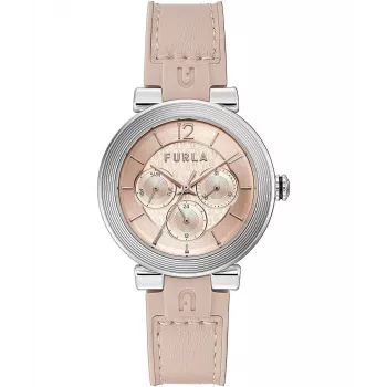 FURLA Arco Chain Women's Quartz Watch WW00011001L1 38mm Silver Stainless Steel Mesh