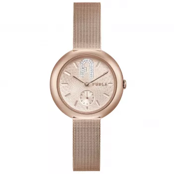 FURLA Arco Chain Women's Quartz Watch WW00013007L3 36mm Silver Stainless Steel