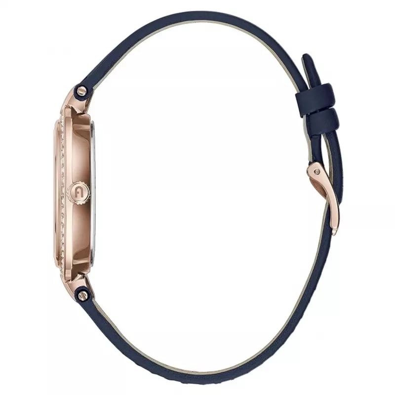 FURLA Arco Chain Women's Watch WW00002006L3 34mm Rose Gold-Tone Stainless Steel