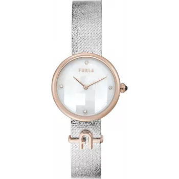 FURLA Arco Chain Women's Watch WW00022004L5 32mm Rose Gold Stainless Steel