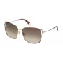 FURLA SFU600-590A93 Women's Sunglasses Havana Acetate Frame Brown Gradient Lens 59mm