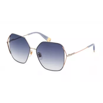 FURLA SFU601-580492 Women's Sunglasses Havana Brown Acetate 58mm