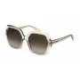 FURLA SFU620V5603GE Women's Sunglasses - Shiny Black Acetate Frame with Grey Gradient Lenses