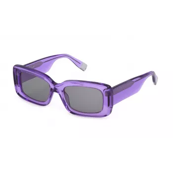 Furla SFU630V530C52 Women's Sunglasses - Acetate Frame, Polycarbonate Lenses, UV400 Protection, 53mm Lens Width