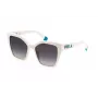 FURLA SFU686-5403GF Women's Rectangular Sunglasses Havana Brown Acetate Frame Gradient Brown Lens 54/18/140 mm