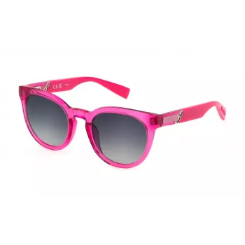 FURLA SFU687-5103GB Women's Cat Eye Sunglasses Havana 51 mm
