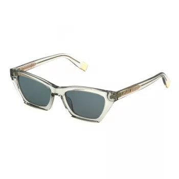 FURLA SFU777V530840 Women's Butterfly Sunglasses Havana Brown Gradient 53mm