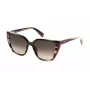 FURLA SFU782-5505GZ Women's Butterfly Sunglasses Havana Brown Gradient 55mm
