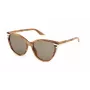FURLA SFU783-55092M Women's Square Sunglasses Havana/Brown 55/15/140 mm