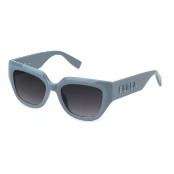 FURLA SFU809V5304GT Women's Square Sunglasses Havana Brown Gradient 53mm