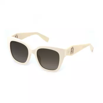 FURLA SFU812-5306Y1 Women's Cat Eye Sunglasses Havana Brown Gradient 53mm