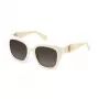 FURLA SFU812-5306Y1 Women's Cat Eye Sunglasses Havana Brown Gradient 53mm