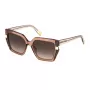 FURLA SFU818-550805 Women's Cat Eye Sunglasses Havana Acetate Frame Brown Gradient Lens 55/18/140 mm
