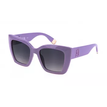 FURLA Women's Sunglasses SFU710-5403NN Cat Eye Havana Brown Gradient 54mm