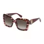 FURLA Women's Sunglasses SFU883-530XAP Havana/Brown Acetate Frame Brown Gradient Lens 53/20/140 mm