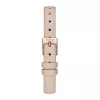 FURLA Women's Watch WW00018008L3 38mm Stainless Steel Quartz Analog Silver Dial Black Leather Strap
