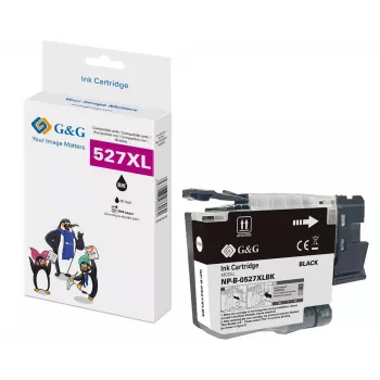 G&G Compatible Brother LC527XLBK Black High Yield Ink Cartridge (3000 pages) 22061