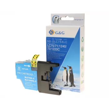 G&G Compatible Cyan Ink Cartridge for Brother LC-1240C (14511)