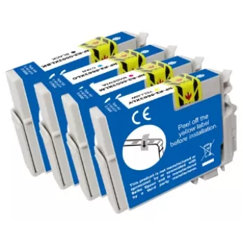 G&G Compatible Epson 603XL High Yield Ink Cartridge 4-Pack - Black, Cyan, Magenta, Yellow (GP-E603XLBKCMY-4P)
