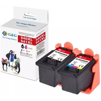 G&G Compatible Ink Cartridge Set 2-Pack for Canon PG-540XL + CL-541XL (15087)