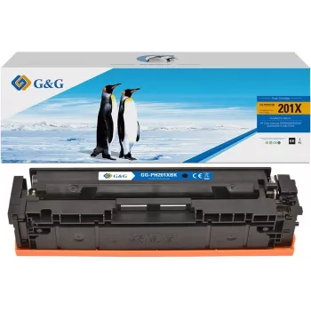 G&G Compatible Toner Cartridge for HP 201X CF400X (High Yield, Black, 2800 Pages)