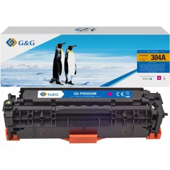 G&G Compatible Toner Cartridge for HP 304A / CC533A Magenta (14386)