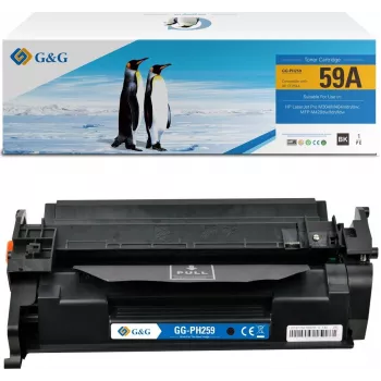G&G Compatible Toner Cartridge for HP 59A / CF259A (21080) - Black, Standard Yield, 3,000 Pages