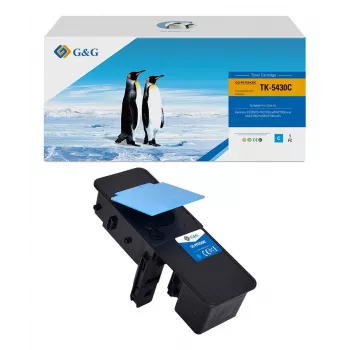 G&G Compatible Toner Cartridge for Kyocera TK-5430C Cyan (20445)