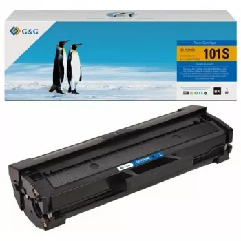 G&G Compatible Toner Cartridge for Samsung MLT-D101S/HP SU696A (14181) - Black, 1,500 Pages