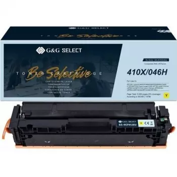 G&G GS-HCF412XU Compatible Toner Cartridge Yellow (HP 412X / CF412X) - 9,000 Pages