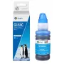 G&G Ninestar Compatible Cyan Ink Refill Bottle for Canon GI-50 (70 ml, 7000 Pages) - 19383