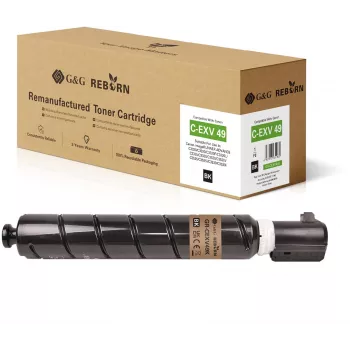 G&G Reborn Compatible Toner Cartridge for Canon C-EXV 49 (8524B002) Black