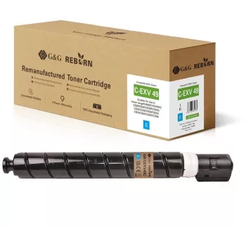 G&G Reborn Toner Cartridge Compatible with Canon C-EXV 49 (8525B002) Cyan